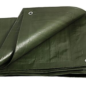 PE-presenning 2 × 8 m – 200 g/m², grøn