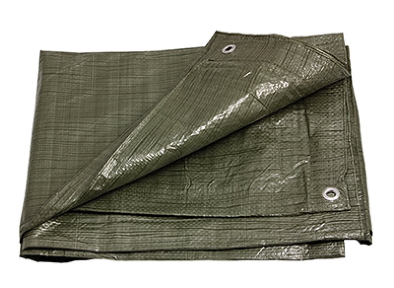 PE-presenning 3 × 4 m – 70 g/m², grøn