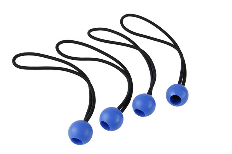 Presenningsstrammere med kugle – 20 cm, 4 stk