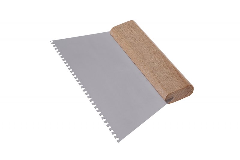 Bulede spartelknive 250mm rustfrit stål C1 2