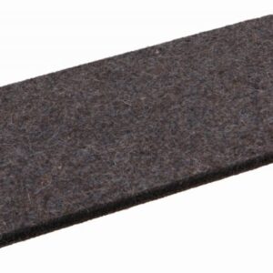 Erstatningsfilt sort 280x140x10mm