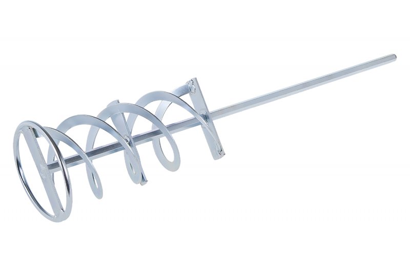 Mørtelblander 100 mm – lang omrører / spiralblander
