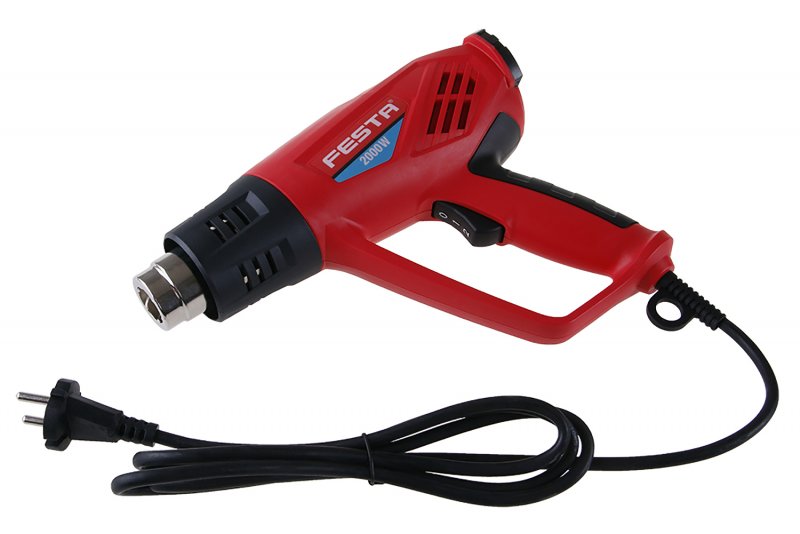 Varmepistol med regulering, 2000W