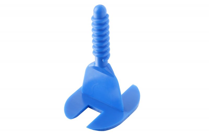 Nivelleringsclips med gevind 1mm, 100 stk