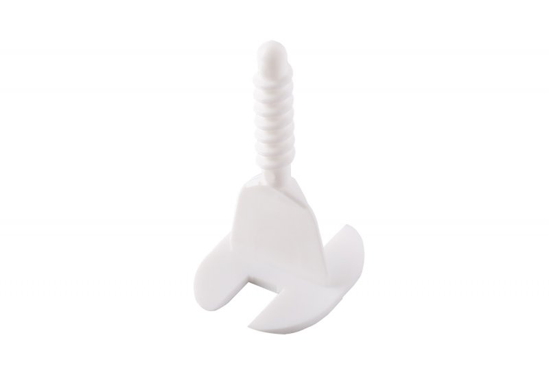Nivelleringsclips med gevind 2mm, 100 stk
