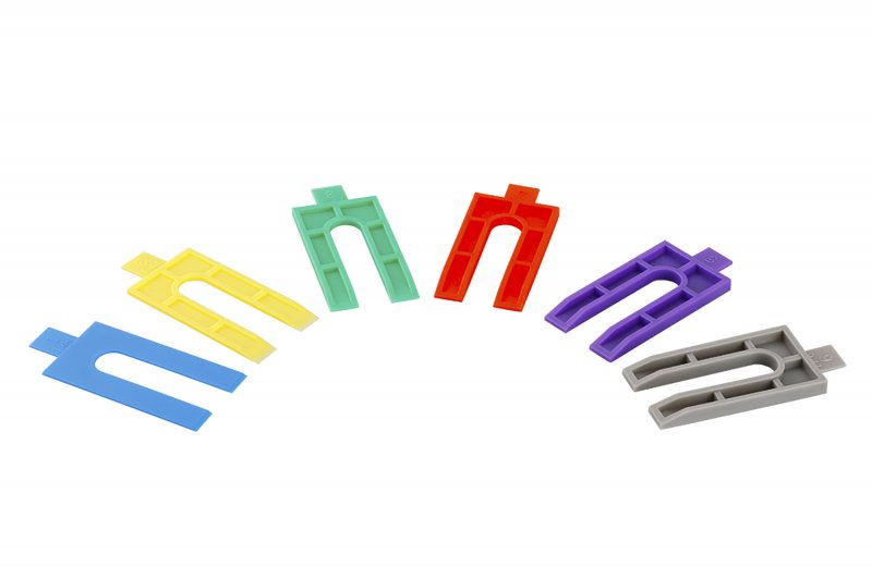 Nivelleringspuder 1-6 mm, 30 stk