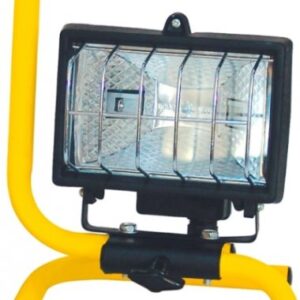 Halogen arbejdslampe 120 W – arbejdslys med stativ og håndtag