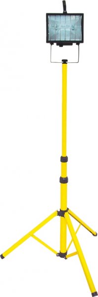 Halogen arbejdslampe 500 W med teleskopstativ