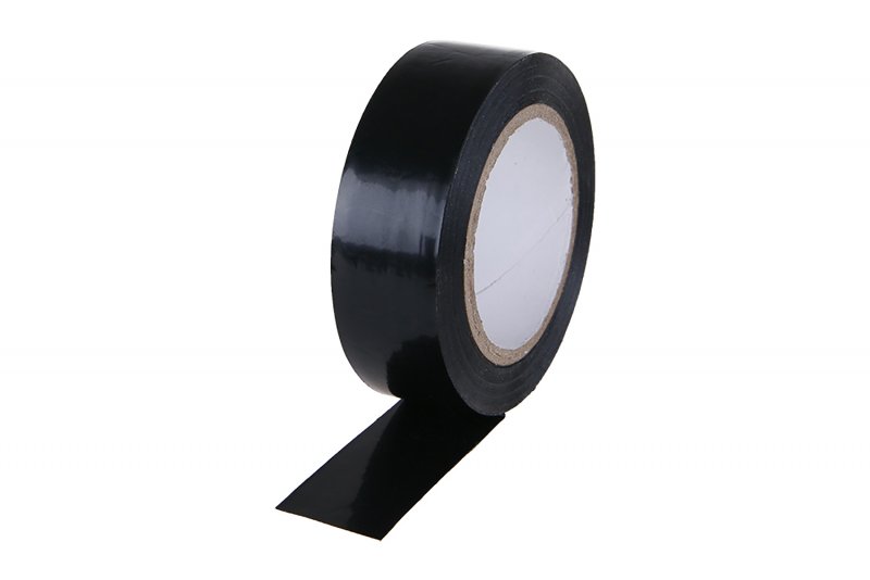 PVC tape sort 19mm x 0,13mm x 10m