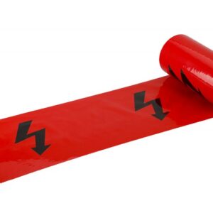 Tape advarsel - ledninger 22cm x 50m x 0,07mm