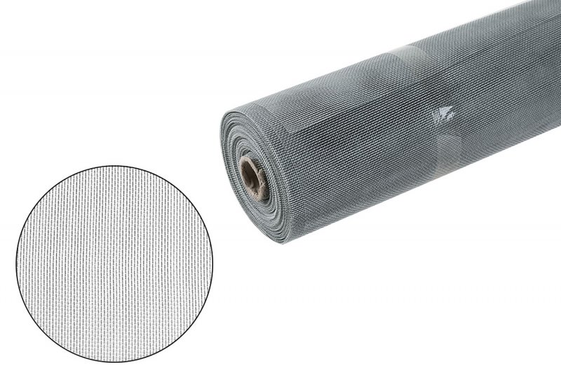 Insektnet i glasfiber hvid 1,2 × 30 m – myggenet i rulle