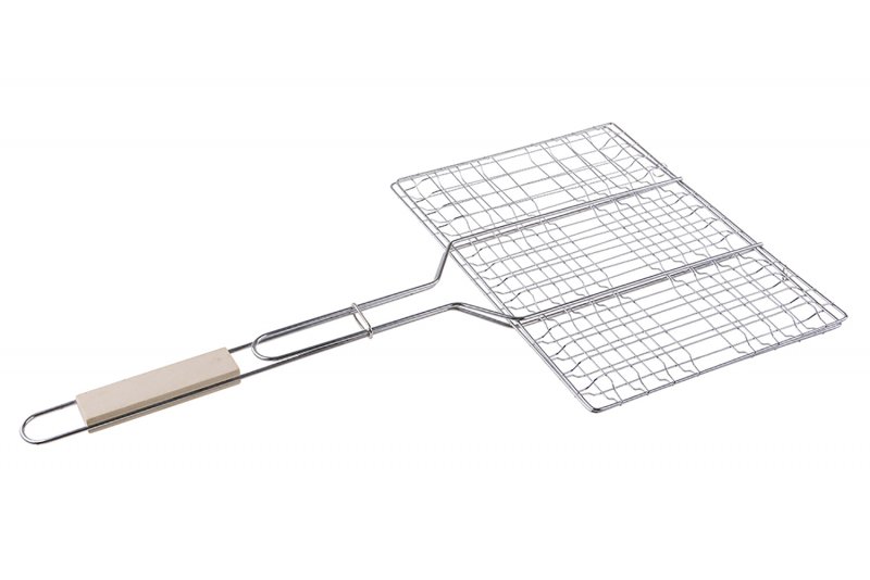 Grillrist / brandrist med håndtag 240 × 210 mm