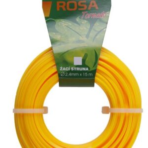 Trimmersnøre 2,4 mm – 15 m, firkantprofil