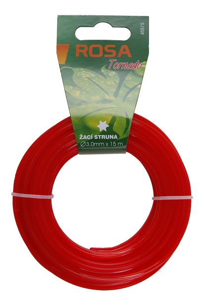 Trimmersnøre 3,0 mm – 15 m, stjerneprofil
