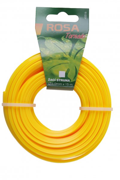 Trimmersnøre 3,0 mm – 15 m, firkantprofil