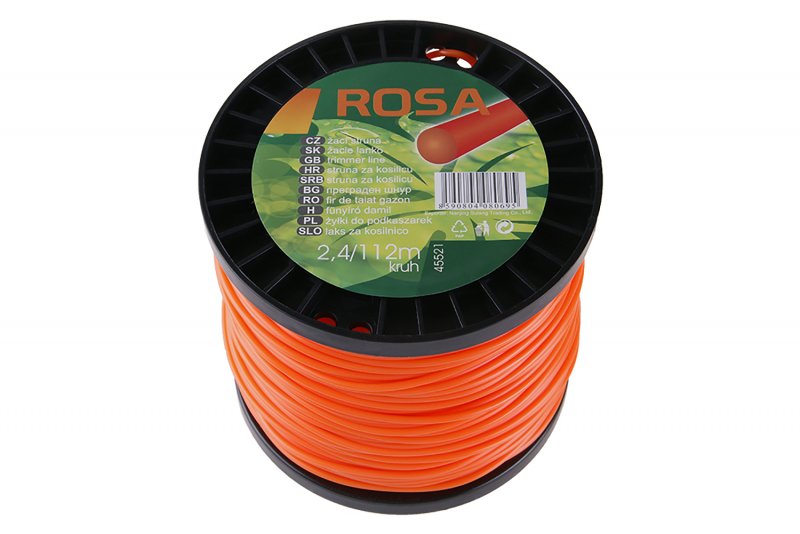 Trimmerline 2,4 mm – 112 m, rund profil