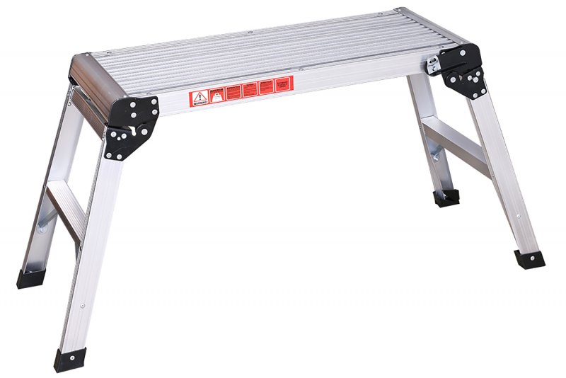 Foldbar arbejdsplatform 75 × 30 cm – højde 52 cm