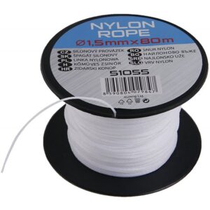 Nylonsnor 1,5 mm – hvid nylon snor 80 m (polyamid)