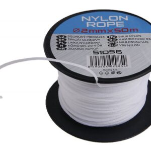 Nylon reb 2 mm – 50 m hvid