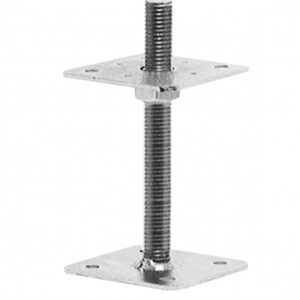 Justerbart stanganker 100 × 100 mm – M16