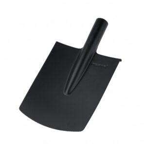Spade rund sort