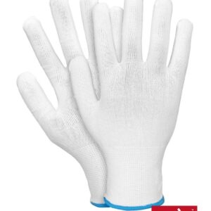 Handske - Polyester Hvid