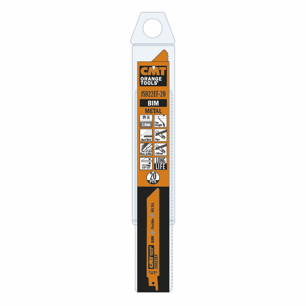 CMT Bajonetsavklinge JS922EF – METAL, 150 mm (14 TPI) - Billede 2